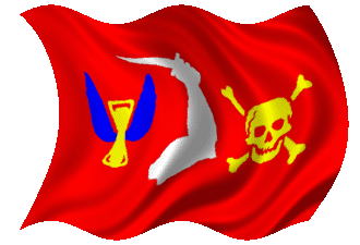 Said by many sites to be the flag flown by Christopher Moody