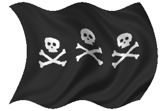 Said by many sites to be the flag/penant flown by Edmund Condent